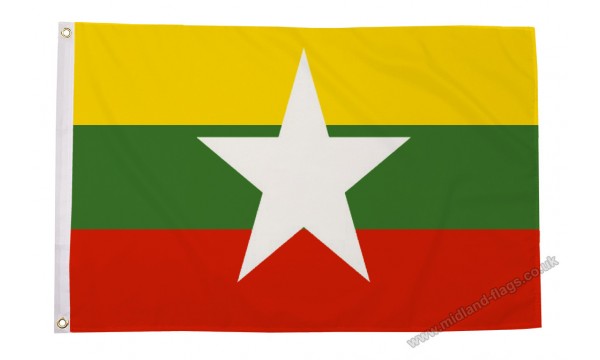 Myanmar New (Burma) Flag